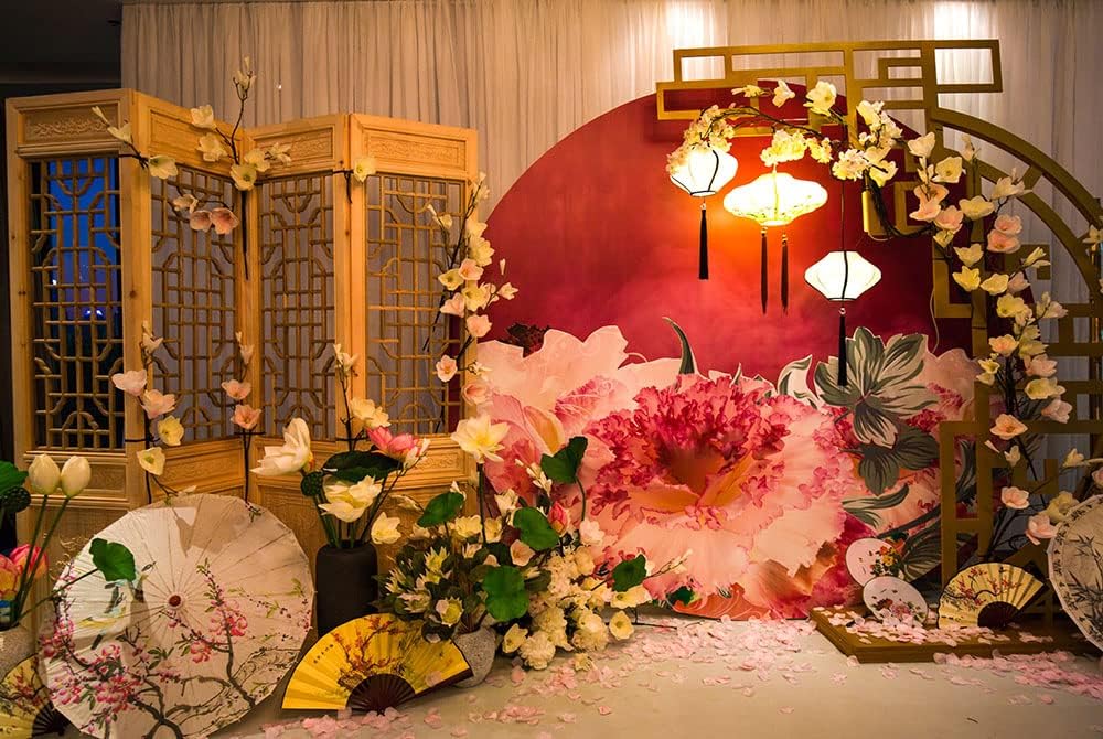 Chinese Style Backdrop for Photography - Perfect for Events