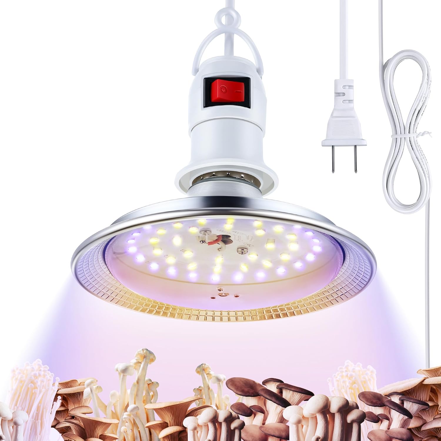 Meonum Mushroom LED Grow Light - 360 Illumination