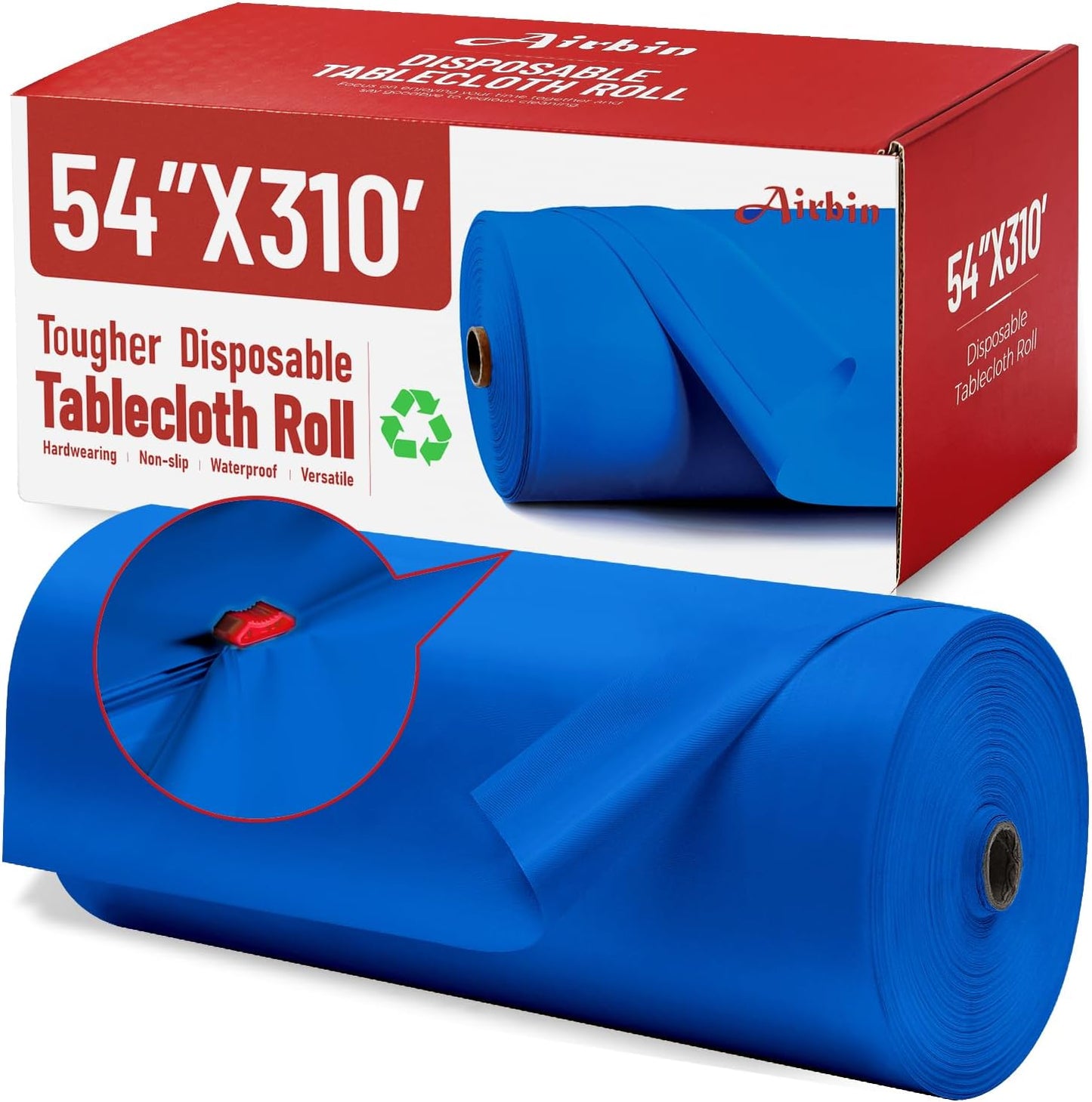 Premium Disposable Royal Blue Plastic Table Cloth for Events