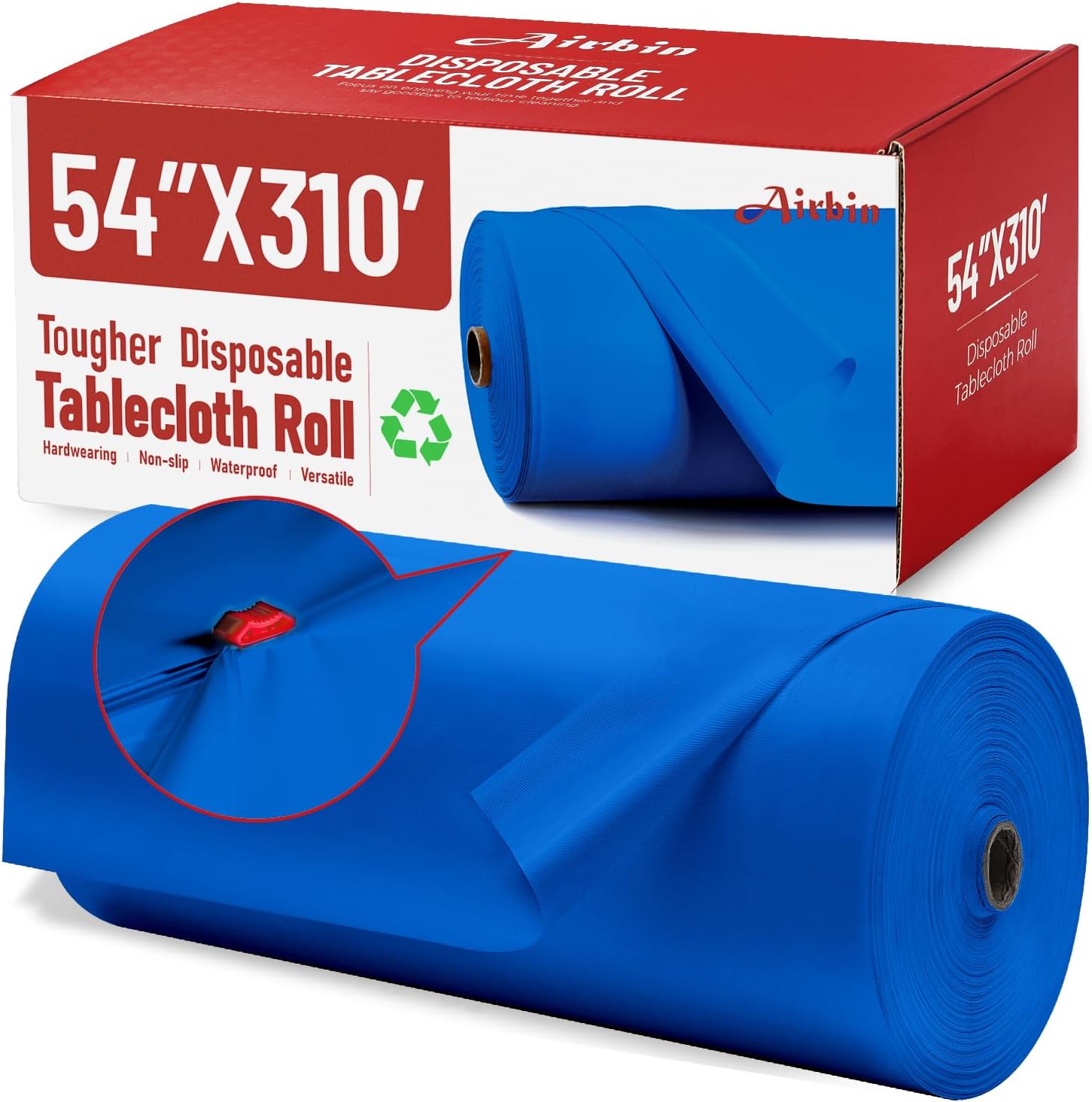 Premium Disposable Royal Blue Plastic Table Cloth for Events