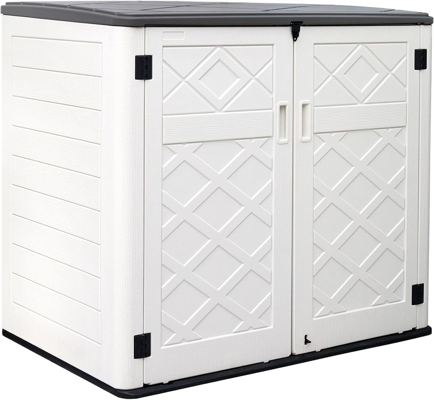 ZZM Large Outdoor Storage Shed for Garden Tools and More