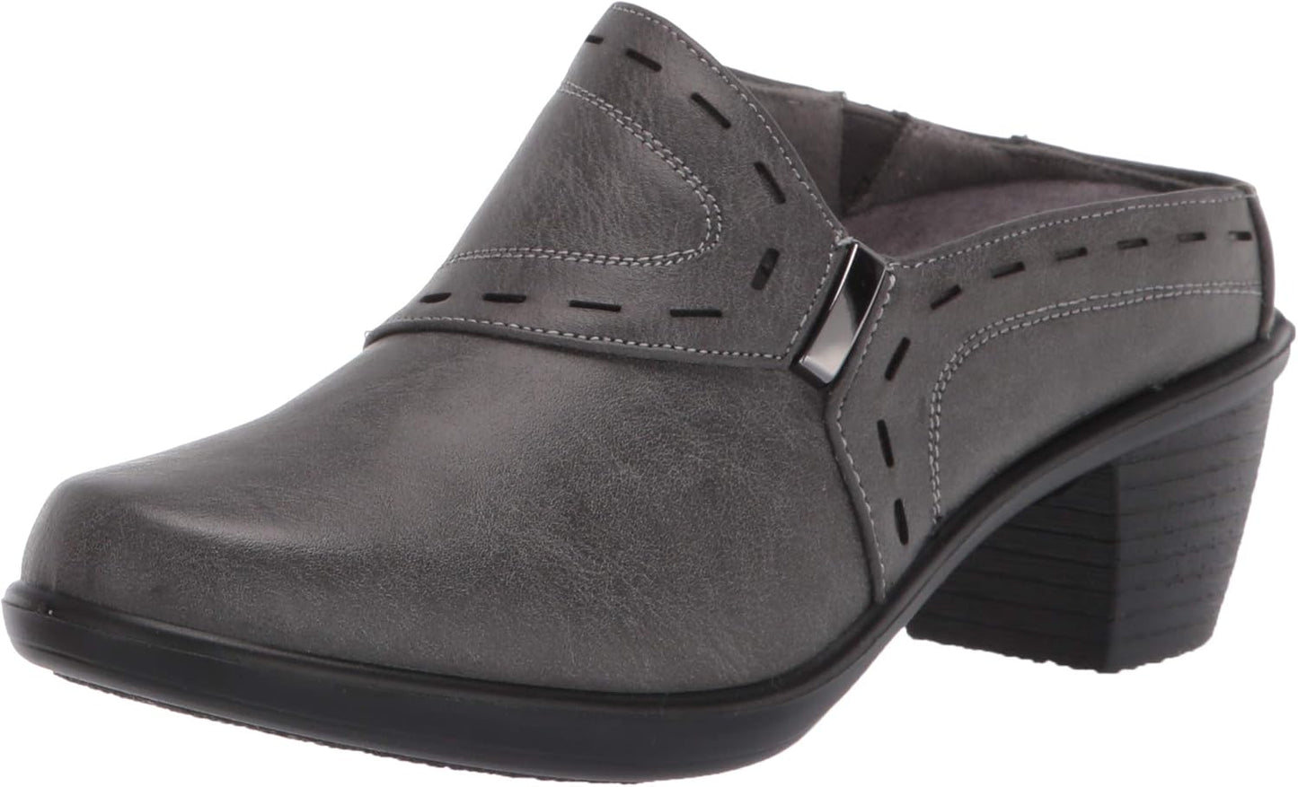 Easy Street Womens Mule with 2in Block Heel for Comfort