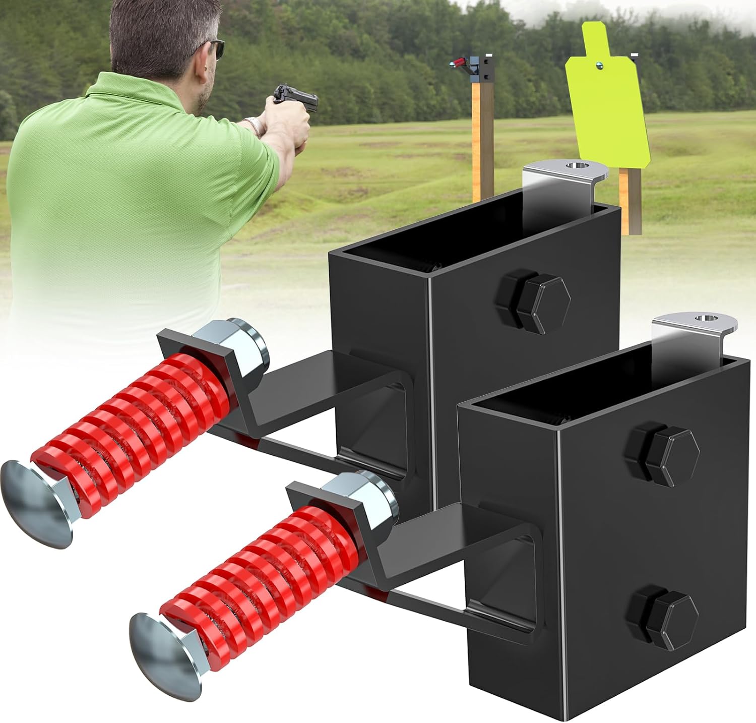 2x4 Steel Target Hanger for Safe and Enjoyable Shooting