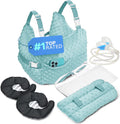 Mastectomy Recovery Pillow with Strap & Seat Belt Cover for Comfort