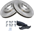 Front Ceramic Brake Pad & Rotor Kit for 2010-2012 Ford Taurus SHO