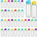 Domensi 50 Pack 17 oz Reusable Water Bottles - Bulk Mixed Colors