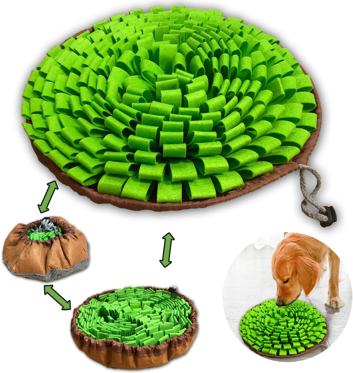 Interactive Pet Snuffle Mat - Enhances Foraging Instincts