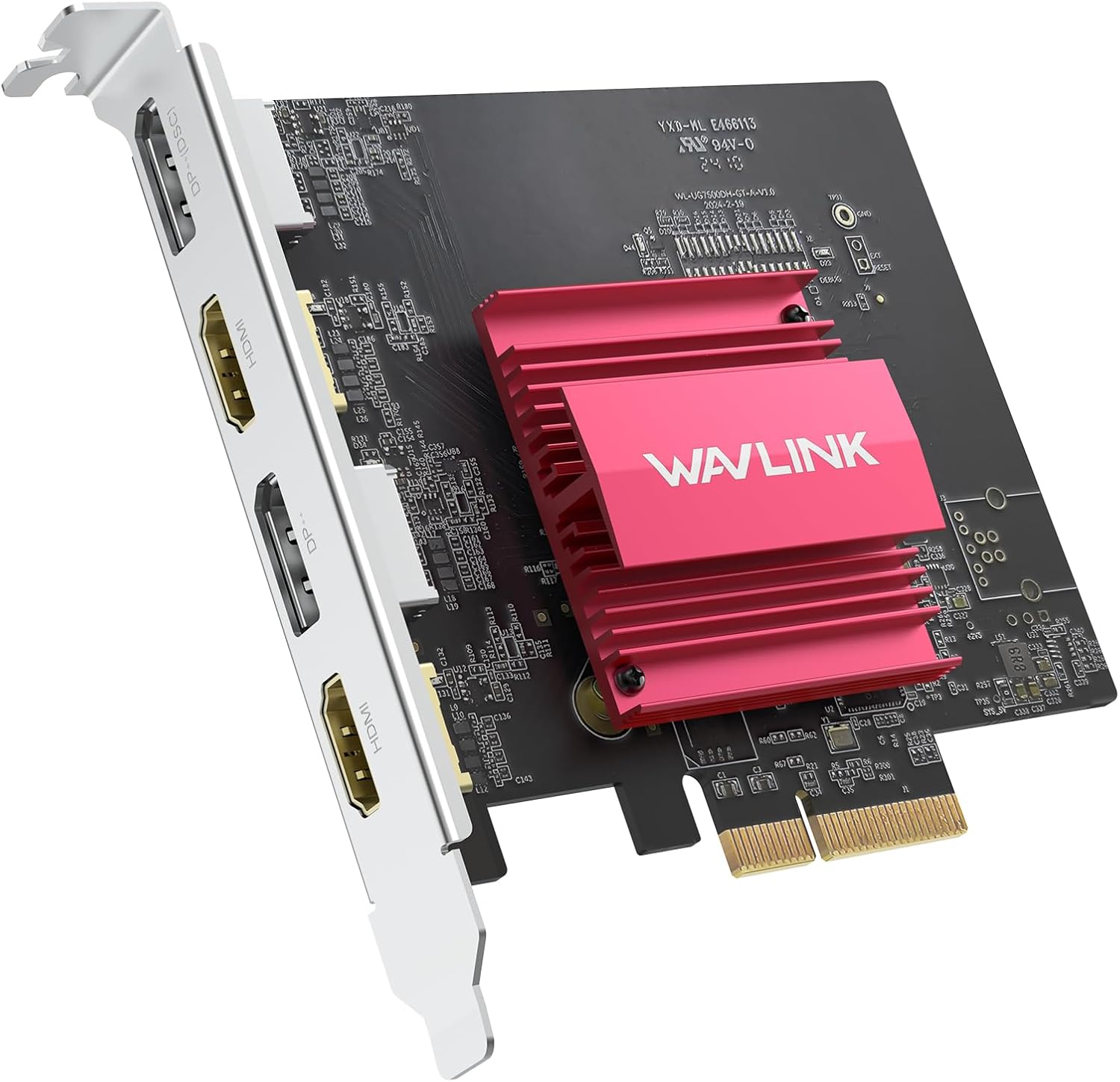 WAVLINK 8K/4K PCIE 4 Monitors Card for Enhanced Productivity