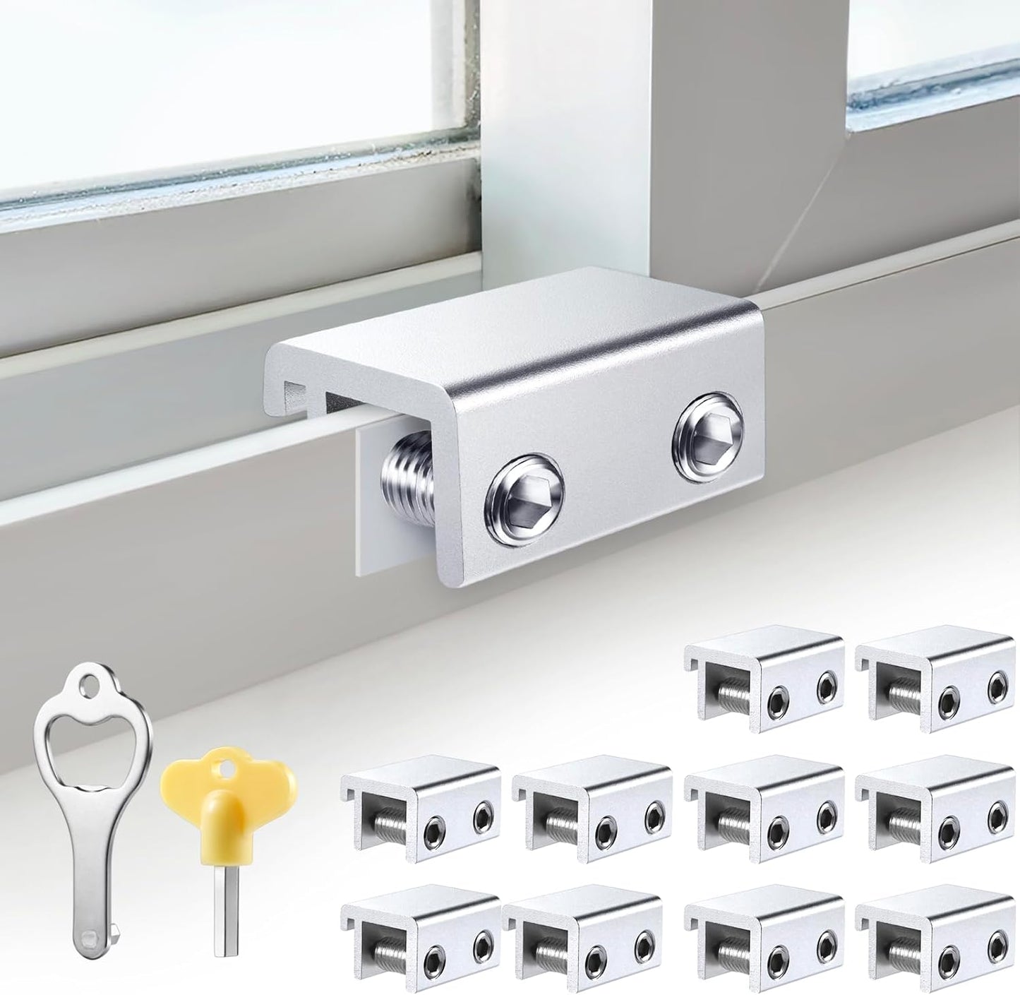 Sliding Window Locks for Enhanced Security and Easy Installation