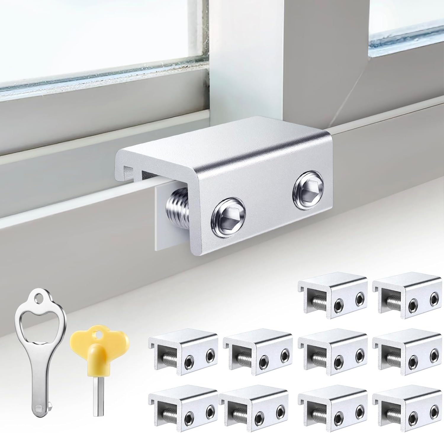 Sliding Window Locks for Enhanced Security and Easy Installation