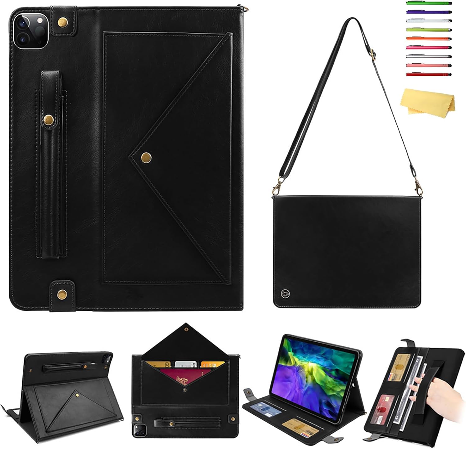Crossbody Handbag Case for iPad Air 13 inch & iPad Pro 12.9 inch