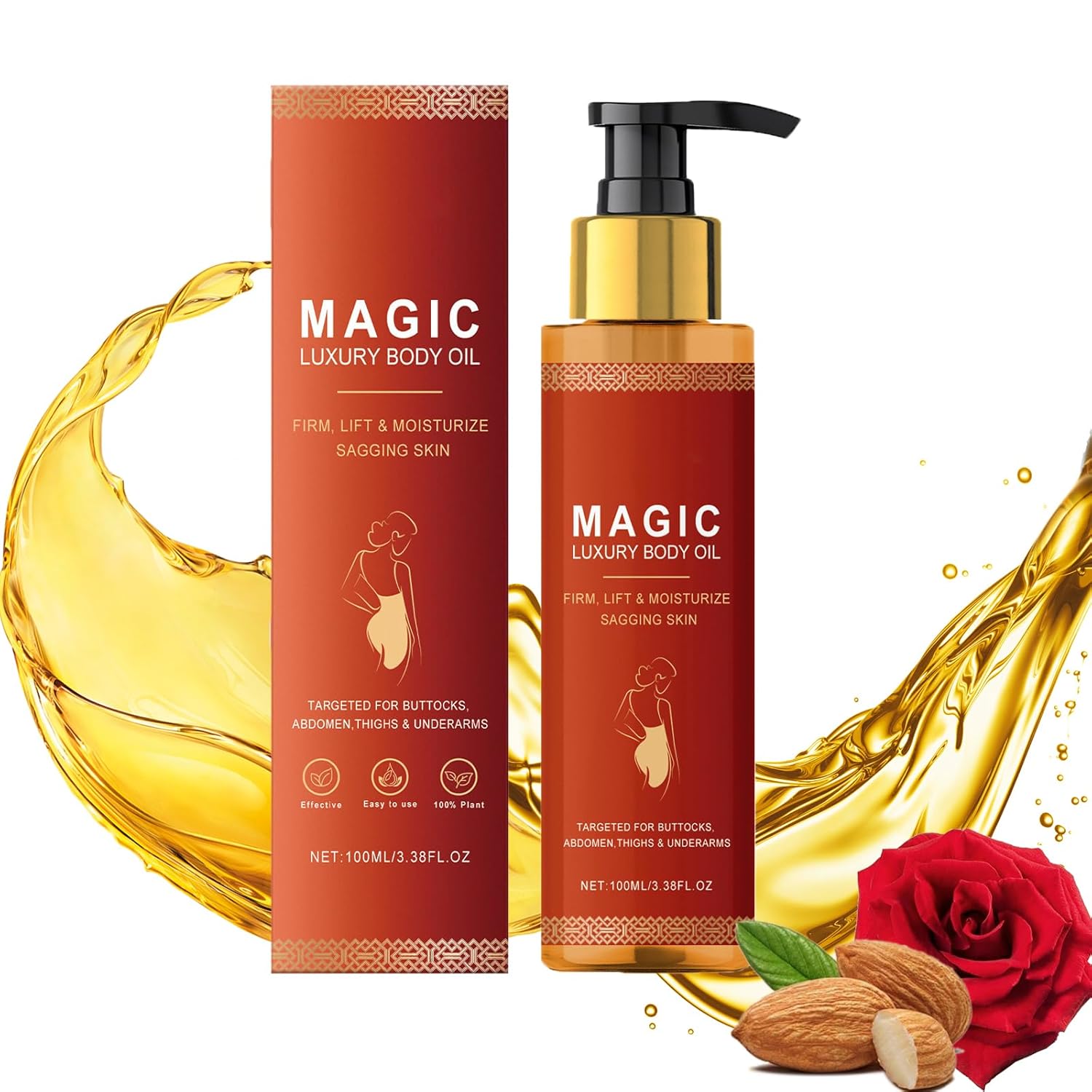Magic Body Firming Oil for Deep Hydration and Skin Firmness