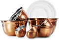 Stainless Steel Mixing Bowls Set with Airtight Lids for Kitchen