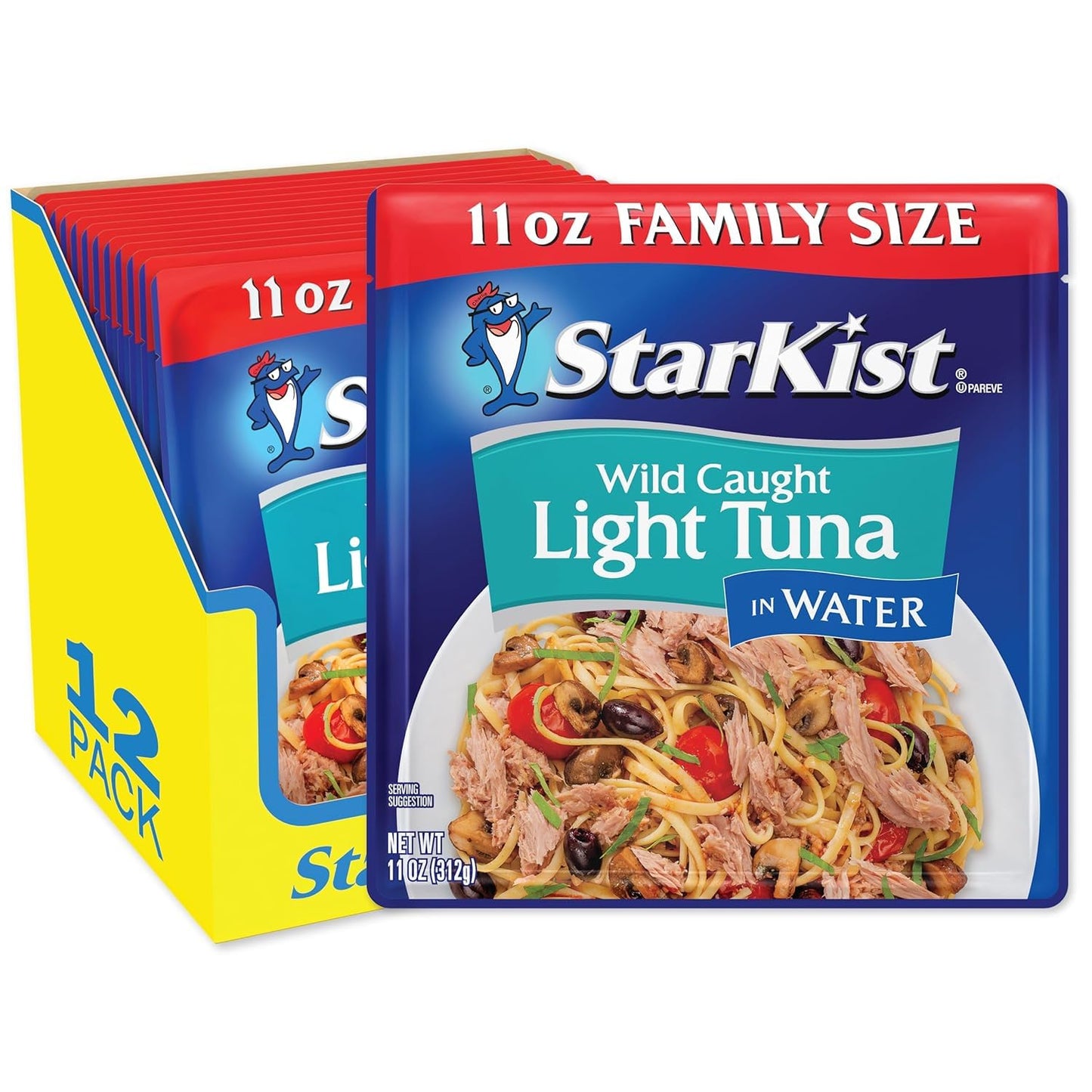 StarKist Chunk Light Tuna in Water, 12 Pack for Quick Meals