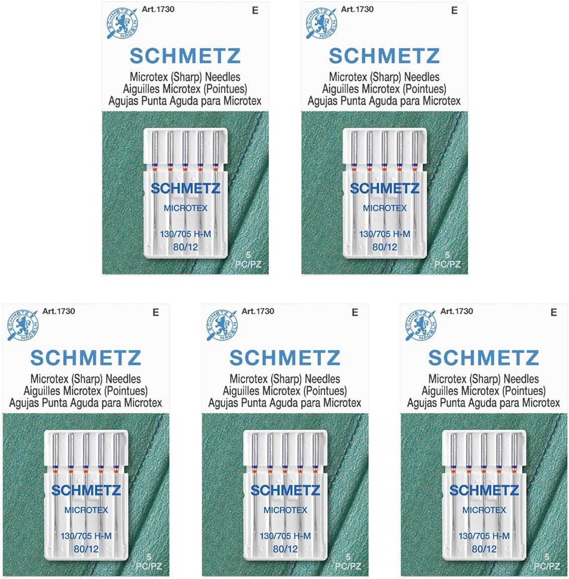 SCHMETZ Microtex Sharp Needles - Precision Quilting Essential