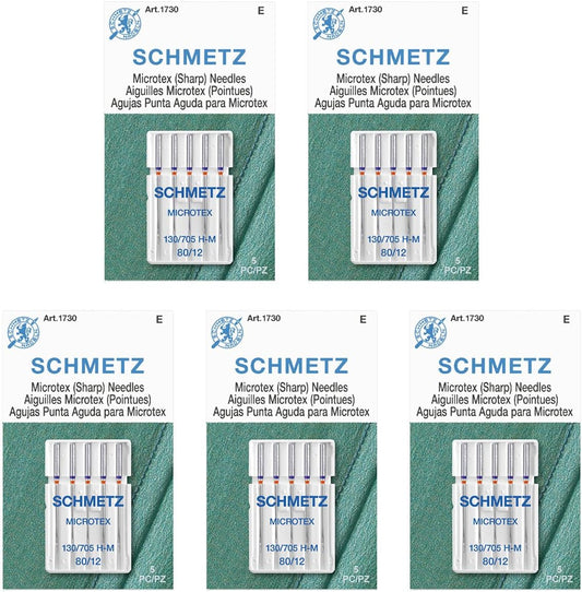SCHMETZ Microtex Sharp Needles - Precision Quilting Essential