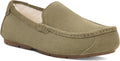 Tipton Slip-On Suede Slipper for Men - Warm Faux Fur Lining