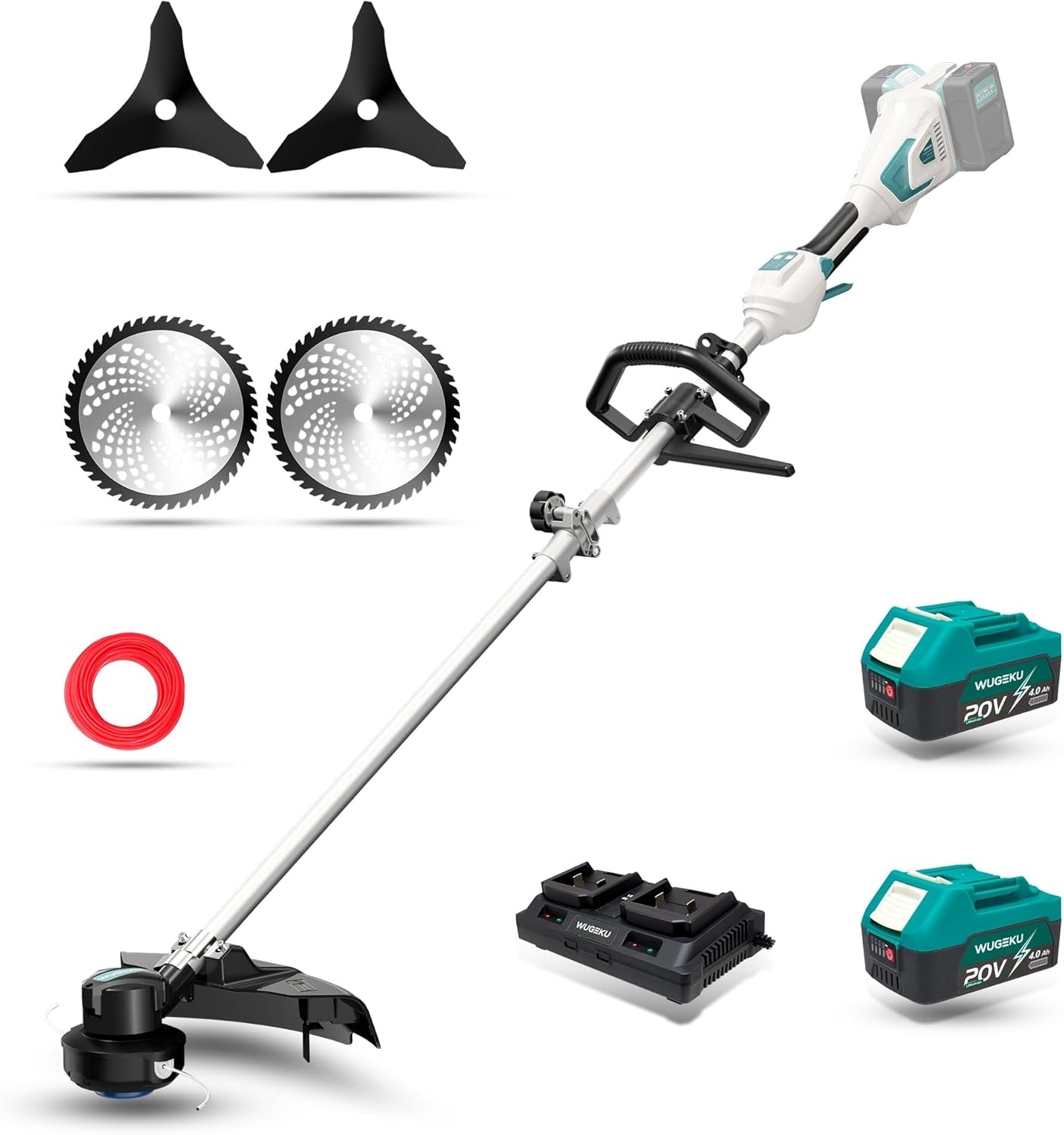 40V String Trimmer Cordless 14in Electric Weed Wacker Review