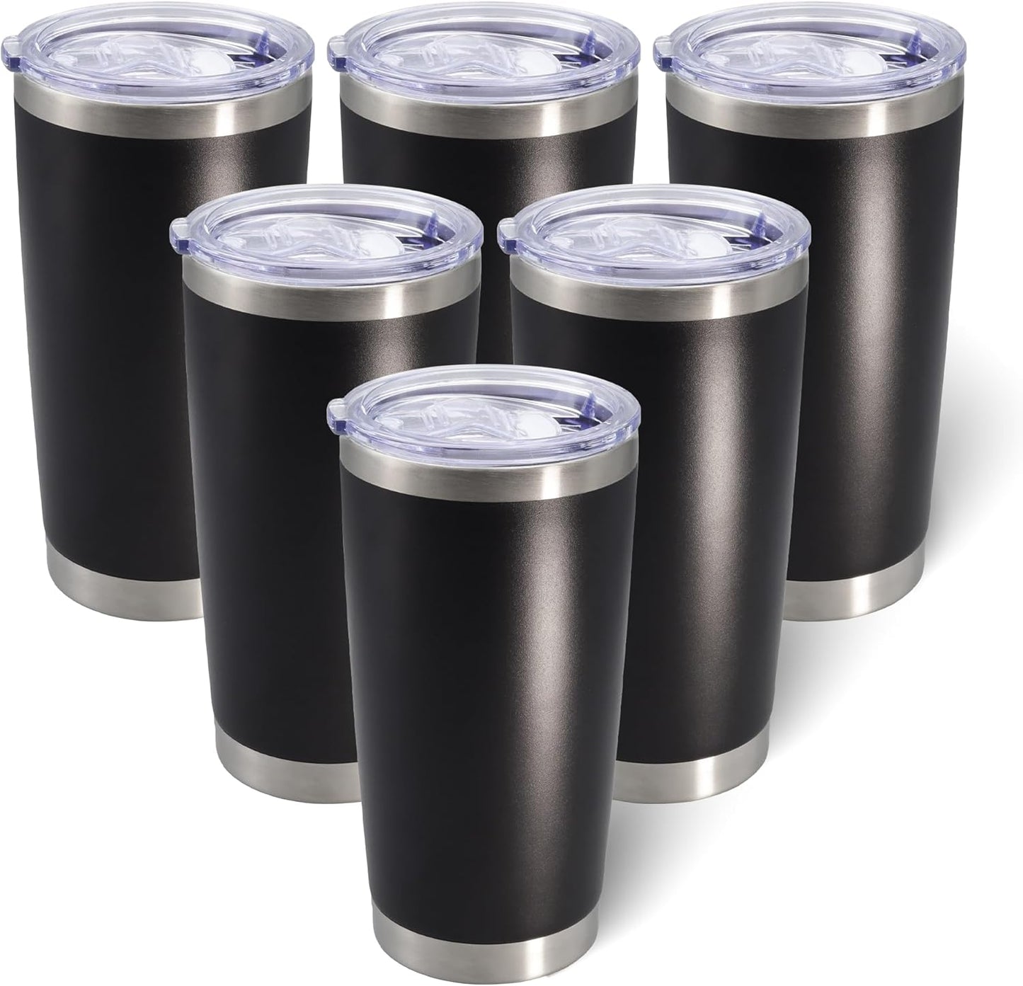 20oz Stainless Steel Tumblers with Lid for Hot and Cold Drinks