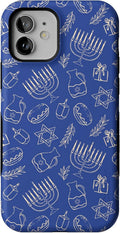 Casely iPhone 12/12 Pro Case Latke Love - Bold Protective Hanukkah
