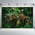 10x6.5ft Dinosaur Backdrop for Photography Tropical Jungle Forest