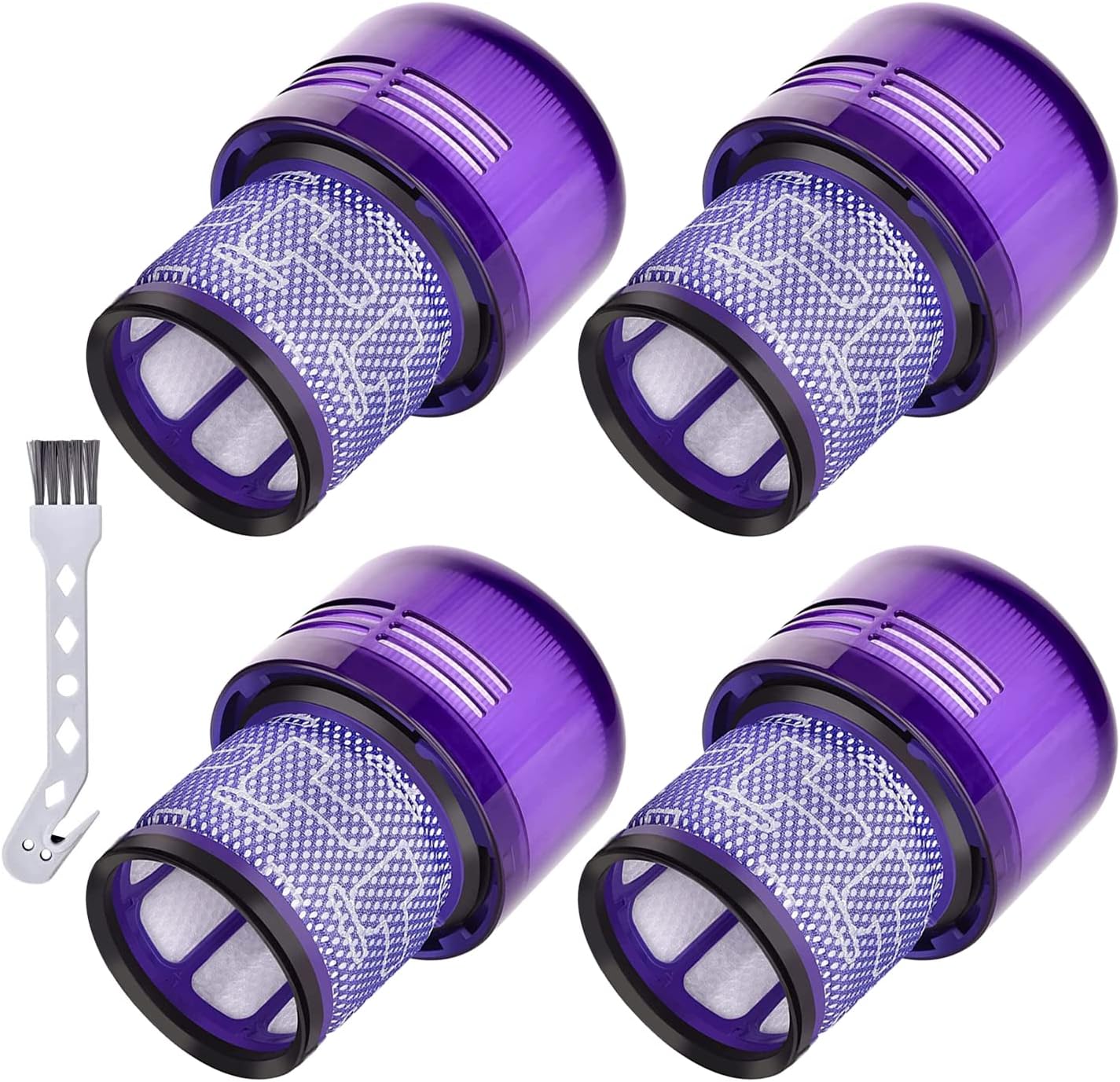 Dyson V11 V15 4 Pack Filters Replacement - Enhanced Performance