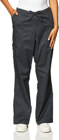 Scrubs for Women Core Stretch Drawstring Cargo Scrub Pants - Flare