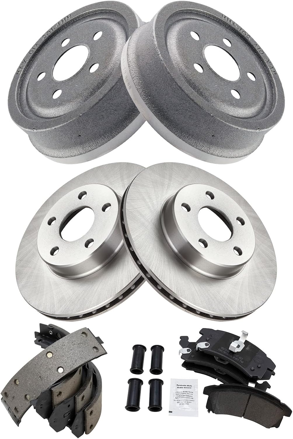 TRQ Brake Pad & Rotor Kit for 1996-1998 Buick and Chevrolet