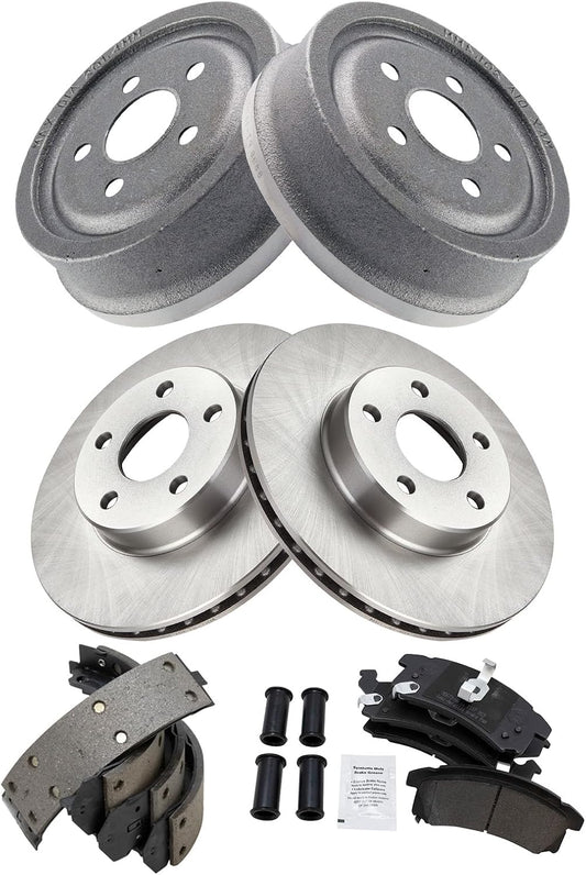 TRQ Brake Pad & Rotor Kit for 1996-1998 Buick and Chevrolet