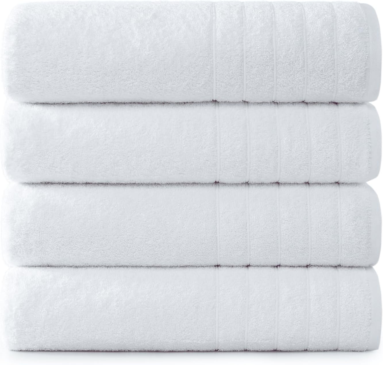 Casa Platino Luxury Bath Towels - Ultra-Absorbent 4 Pack