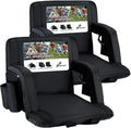Sportneer Stadium Seat with Back Support - Thick 2.5in Cushion