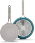 GreenPan Nova 8 & 10 Frypan Skillet Set - Durable Ceramic Nonstick