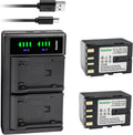Kastar 2200mAh 2-Pack Lithium-Ion Batteries with LTD2 USB Charger
