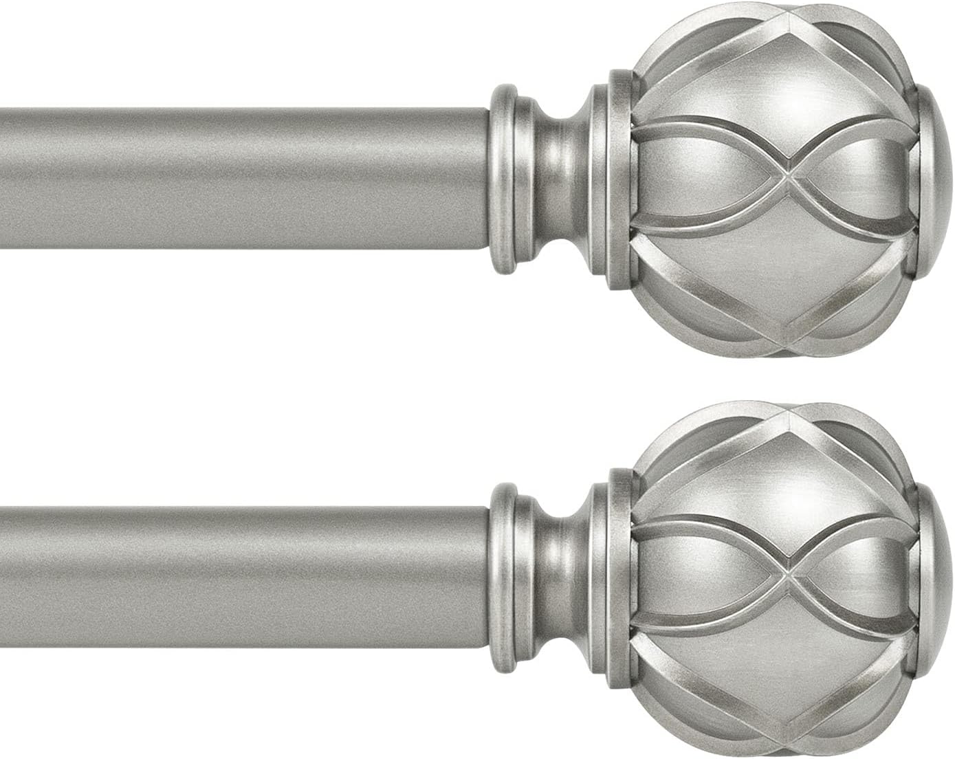 KAMANINA 1 Inch Curtain Rods for Stylish Window Treatments