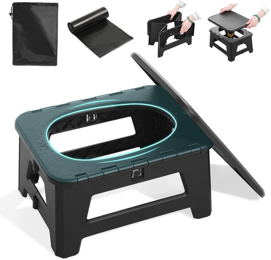 Portable Collapsible Car Toilet - Ultimate On-the-Go Relief!