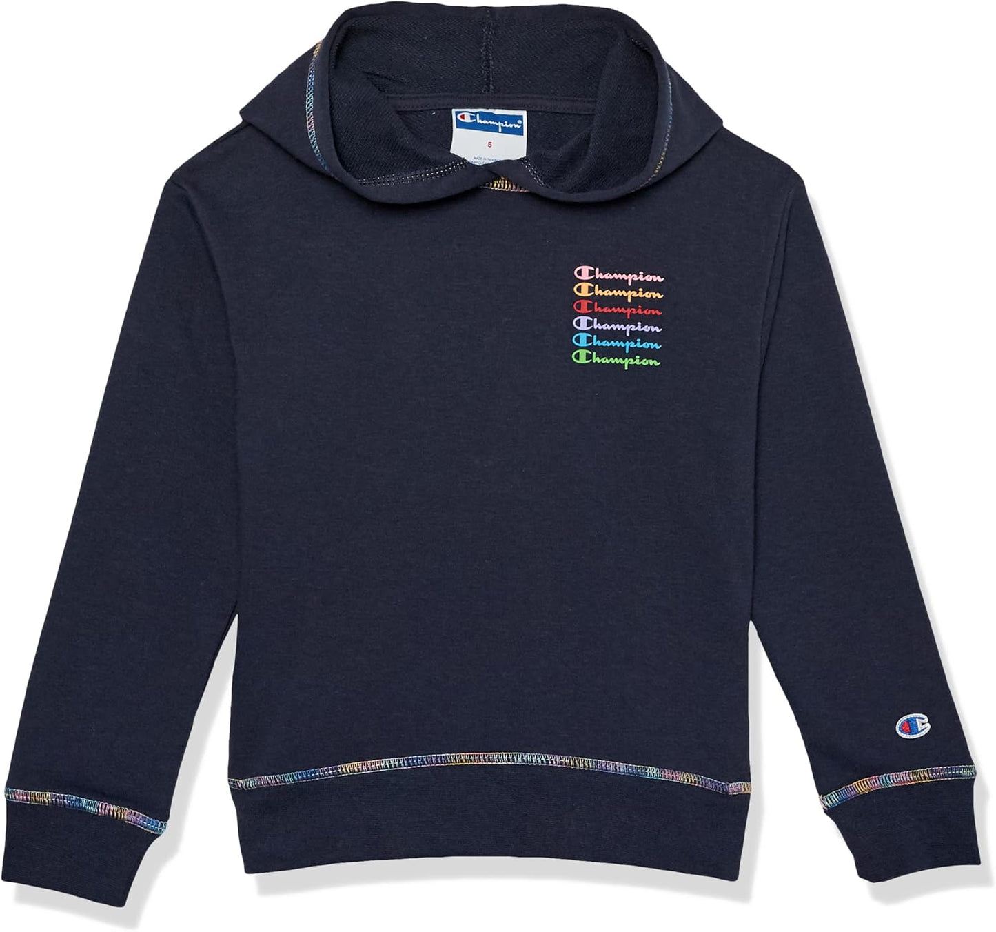 Champion Girls Lightweight Navy Hoodie