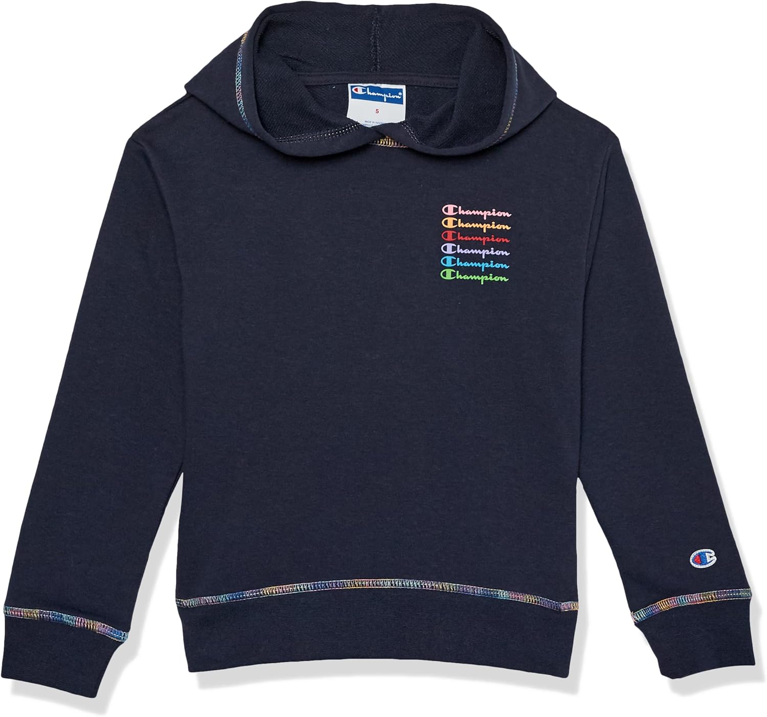 Champion Girls Lightweight Navy Hoodie