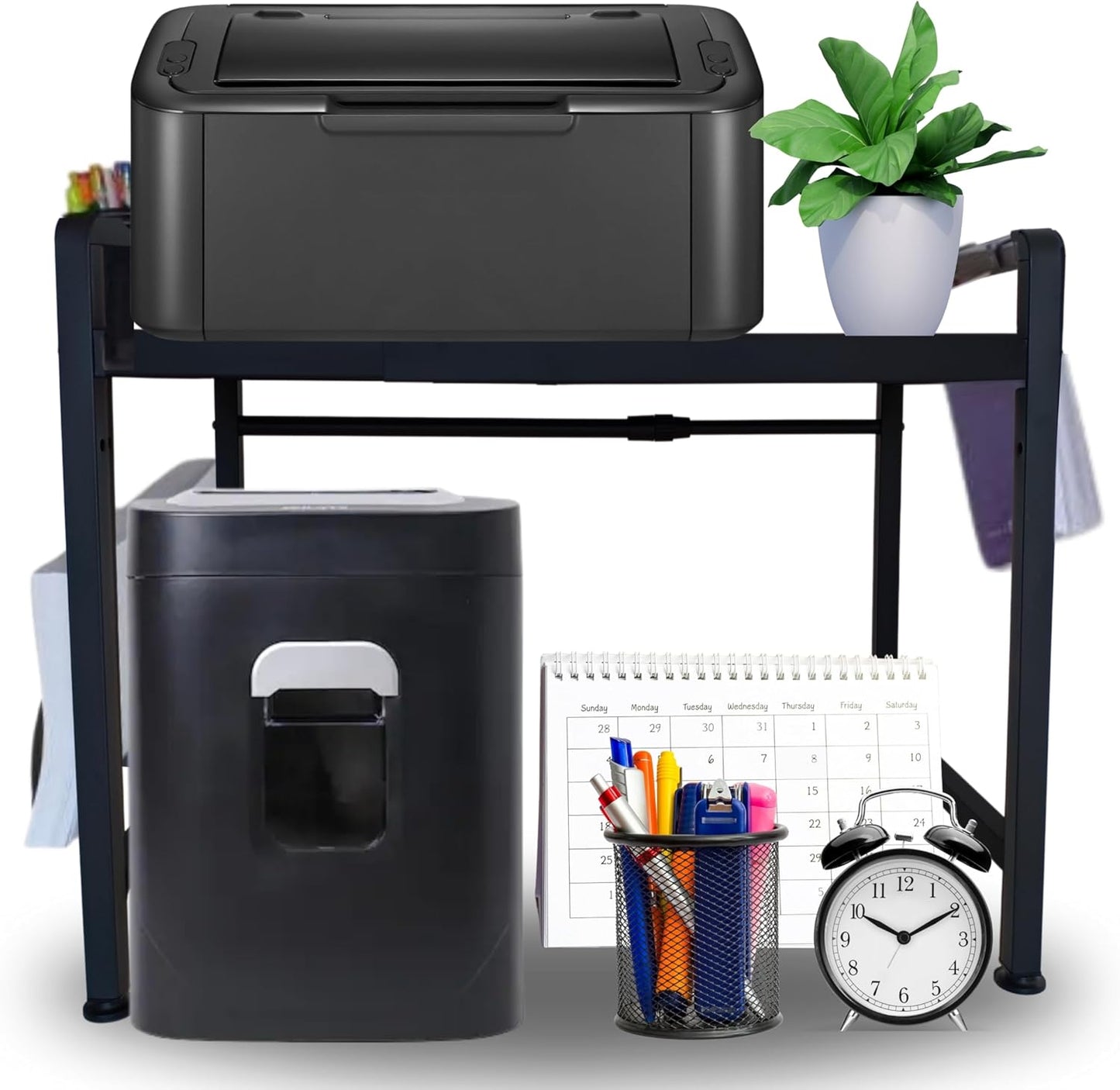 Adjustable Heavy Duty Printer Stand - Organize with Ease!