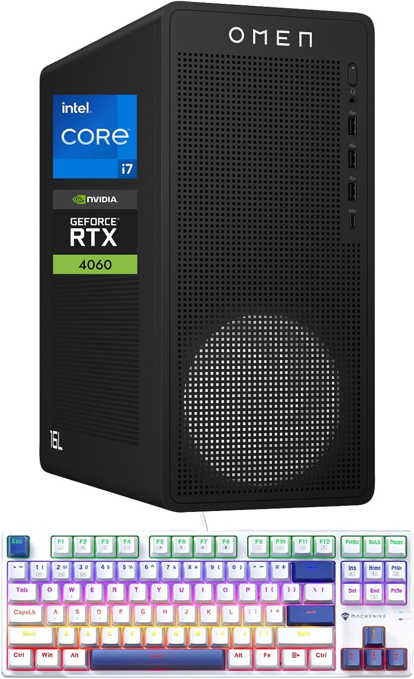 HP OMEN 16L i7 RTX 4060 Pro Gaming Desktop for Ultimate Gaming