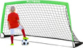 RUNBOW 6x4 ft Kids Soccer Goal - Portable Folding Backyard Net