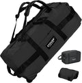 STOVER 80L Rolling Duffel Bag with Wheels - Large Travel Duffle