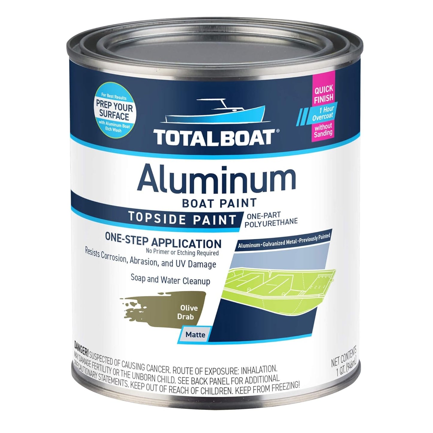 TotalBoat Aluminum Boat Paint for Durable Marine Protection