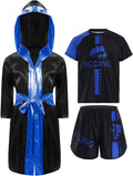 TiaoBug Kids Boys Boxing Uniform Set 3 Pcs - Champion Look