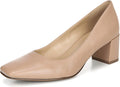 Naturalizer Womens Karina Low Block Heel Square Toe Pump - Everyday