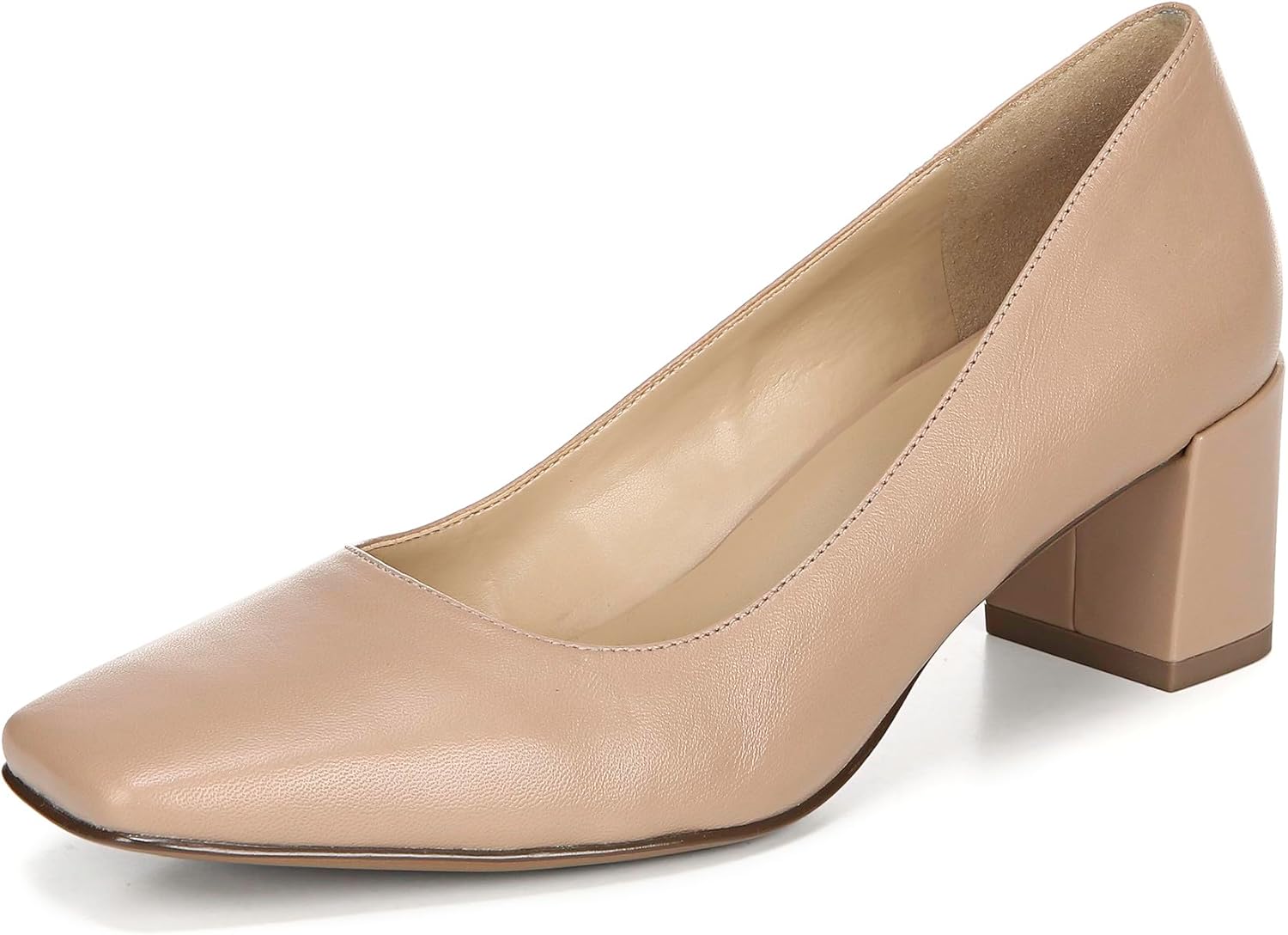 Naturalizer Womens Karina Low Block Heel Square Toe Pump Review