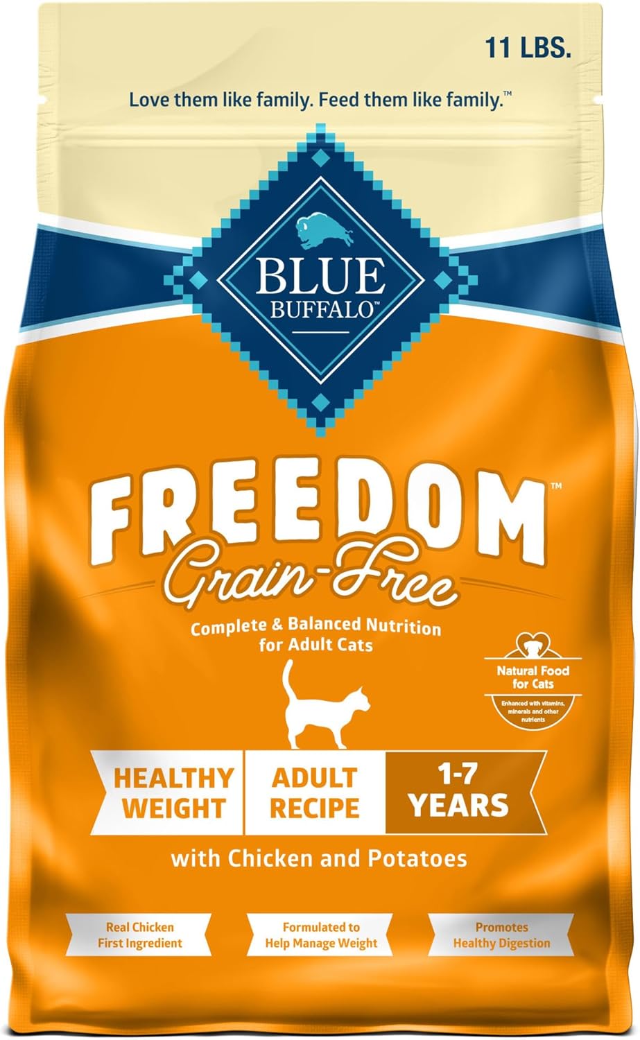 Blue Buffalo Freedom Grain-Free Adult Weight Control Cat Food
