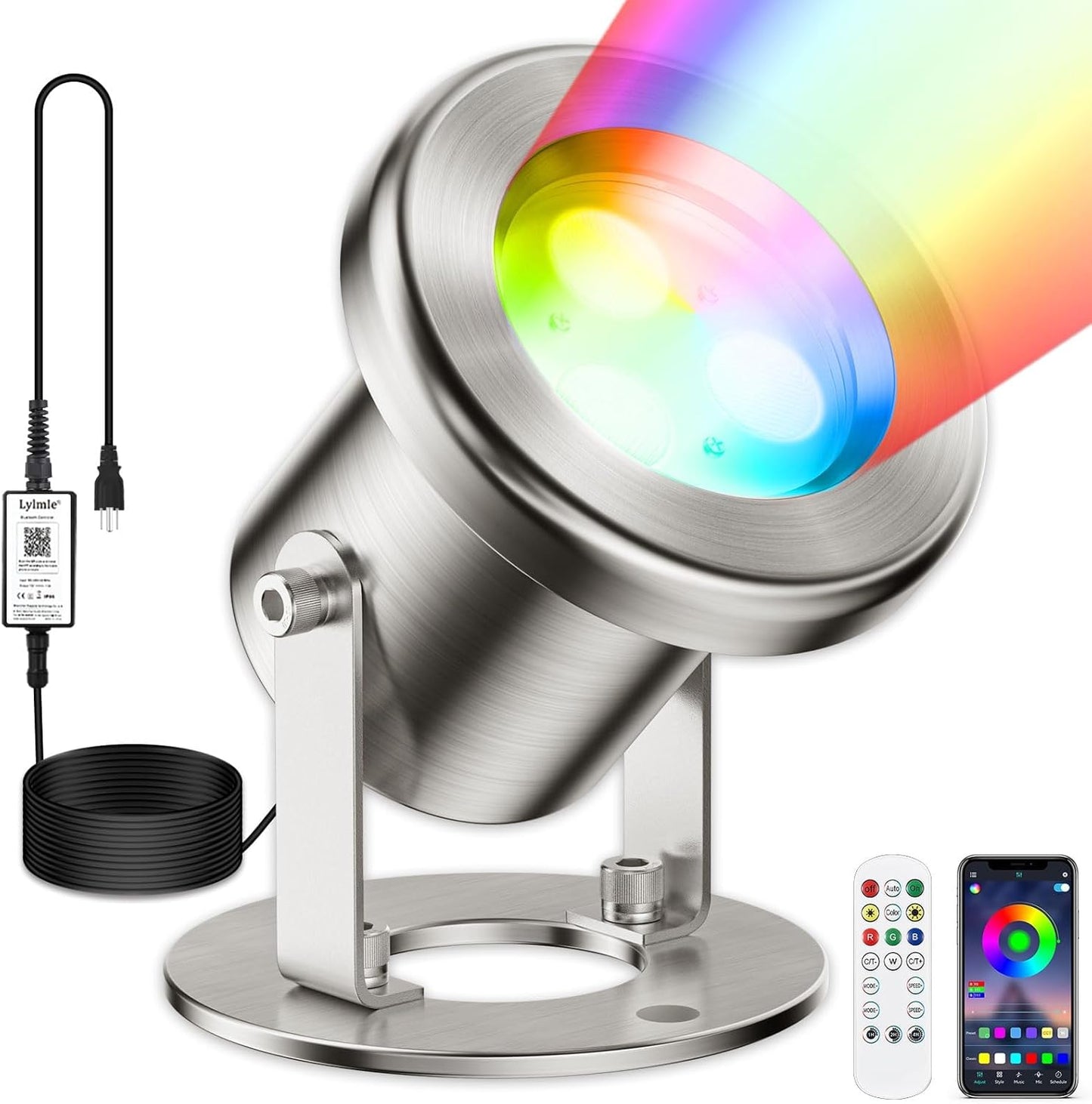 LED Pond Lights with APP Control for Customizable Ambiance