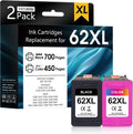 62XL Ink Cartridge Combo Pack Compatible for HP 62 - High Yield