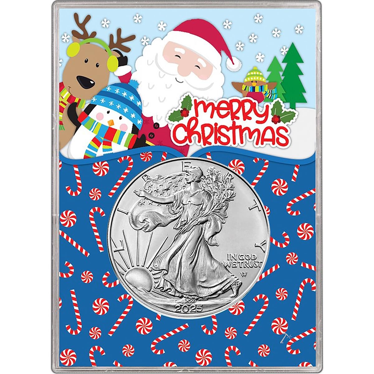 2025 U.S. Silver Eagle in Christmas Santa Gift Holder Review