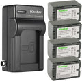 Kastar 4-Pack CGR-D16 Batteries and AC Wall Charger - Reliable Power
